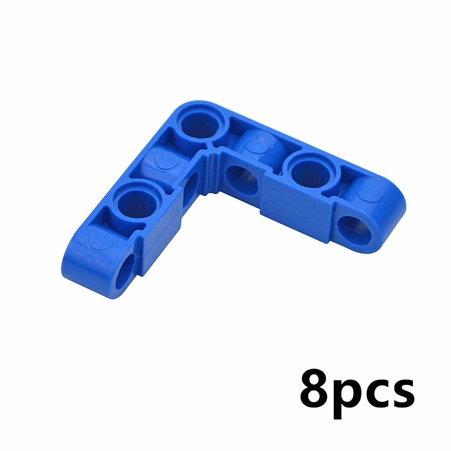 DIY 4x4 bricks assembly parts accessories 4 hole right angle beam Connector coupling building block 8Pcs kids toys