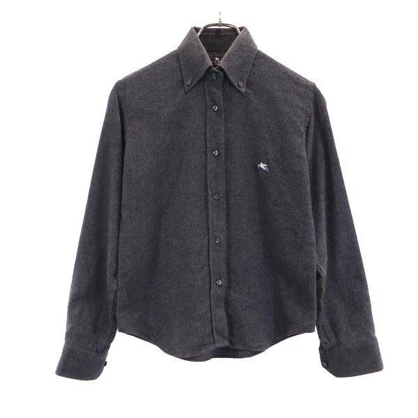 ETRO made in Italy Long sleeve Button down shirt 38 Gray Women Used