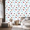 Wallpaper Colorful Painted Helicopters for Living Room and Bedroom 50x1000