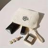 Portable Floral Mini Makeup Bag Polyester Zipper Small Coin Purse Square Soft Lipstick Headphones Key Storage Bag