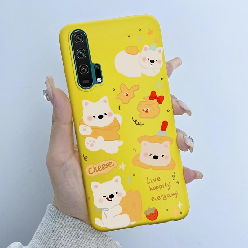 For Honor 20 Pro Case Honor20 Pro Back Soft TPU Silicone Cover Cute Cartoon Panda Phone Case For Huawei Honor 20 Pro Coque Funda