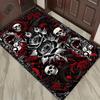 Gothic Skull Carpet Rug for Living Room Bedroom Home Sofa Decoration,Kids play Non-slip Floor Mat
