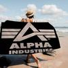 Alpha La Industries Cartoon Microfiber Printed Beach Towel Mountain Climbing Yoga Beach Swimming Running Absorbent Soft Towel