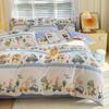 Cartoon Car Duvet Cover 100Cotton Material Cute Animal Dinosaur Bedding Collection For Boys Girls Teen 3 Piece Soft Reversible Comforter Cover