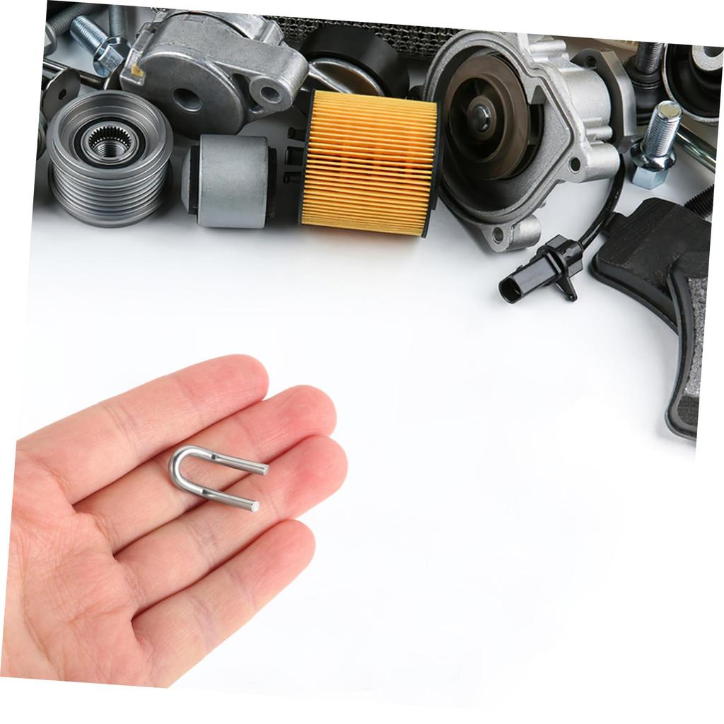 WEKADRIN 4 Motorcycle Stainless Steel Exhaust Shape Hook Spring Hook Simple