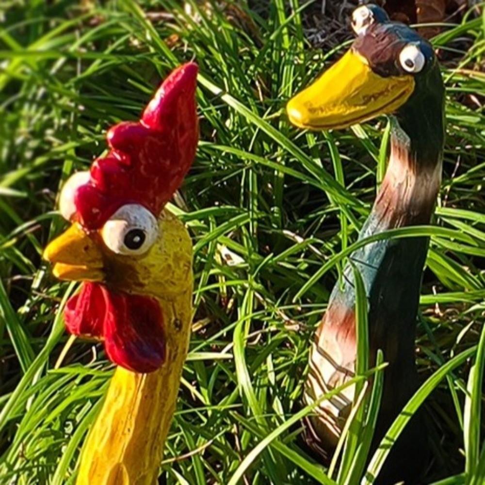 Hars Knutselwerk Eend Gans Ornamenten Weerbestendig Dier Beeldjes Terras Decoratie