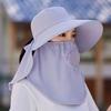 Breathable Sun Hat Lightweight Sunshade Scarf Hat New Tea Picking Cap  Women