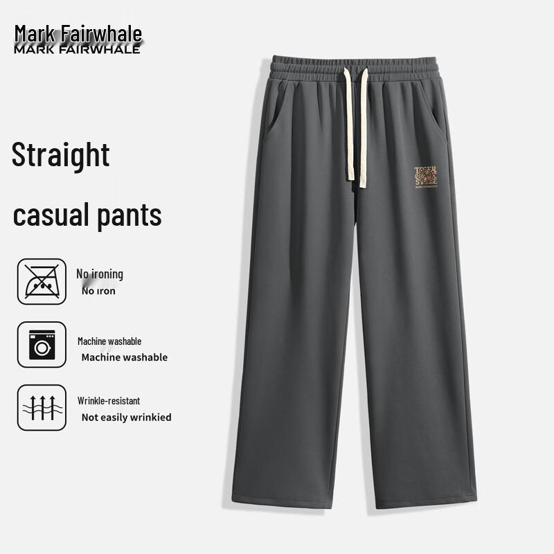 Mark Fairwhale Men's 2025 New Relaxed Straight Leg Casual Pants
