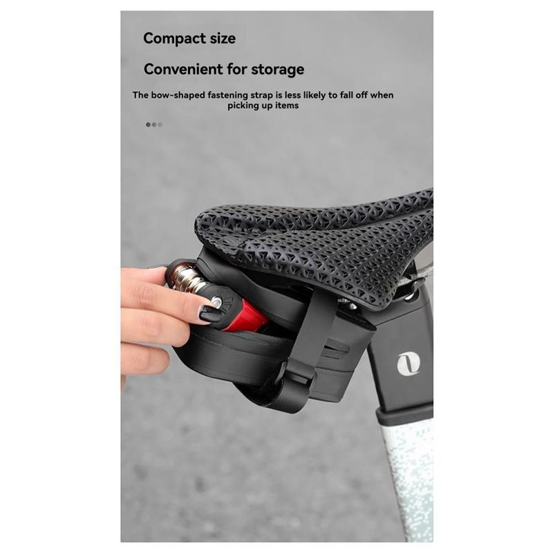 Classy-TOSUOD Large Capacity Bicycle Rear Tail Bag Large Capacity Bicycle Rear Tail Bag Mountain Road Bike Seat Tube Bag чёрный
