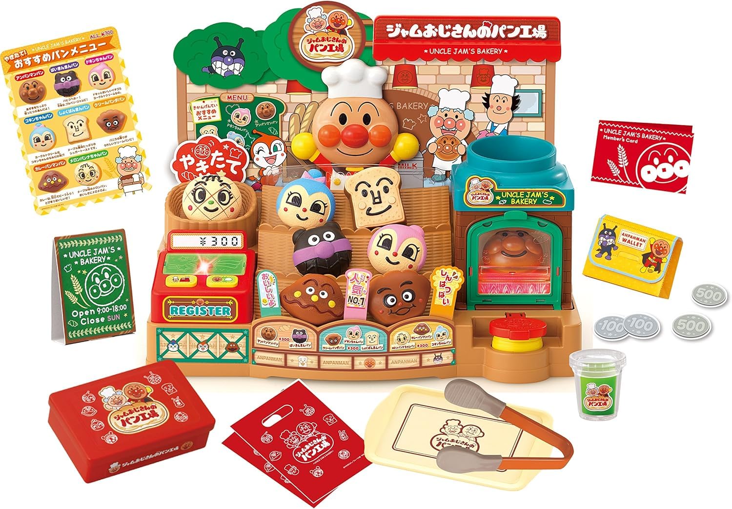 

Anpanman bake in the oven Uncle freshly baked bread factory Let s Jam s