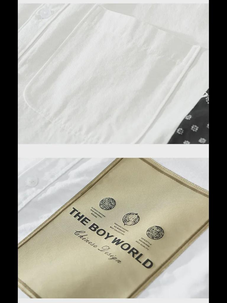 Men's Japanese Style Long-Sleeve Shirt: Youth Fashion, Casual and Loose Fit