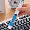 Portable Two-In-One Cleaning Brush Multifunctional Door And Window Keyboard Groove Cleaner Dust Shovel Window Rail Cleaning Tool