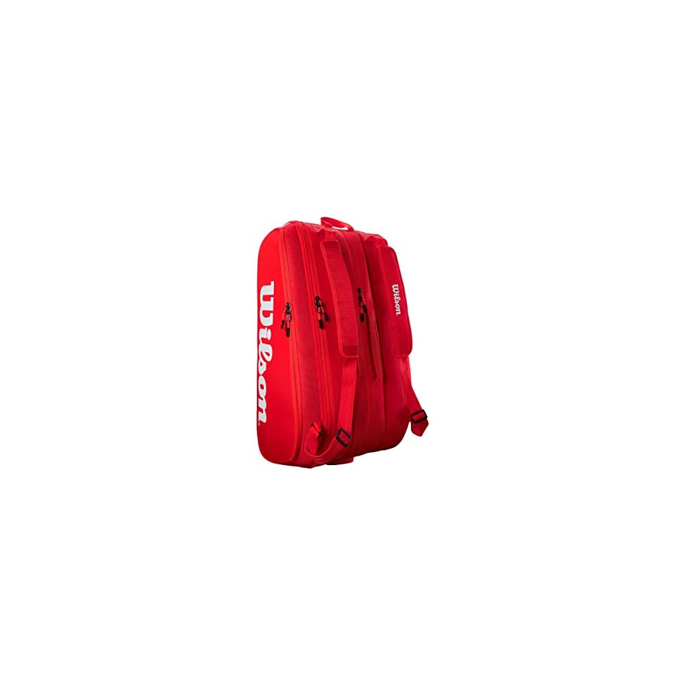 Wilson Tennis-/Badmintonschläger Tasche Super PK Rot (SUPER TOUR 15 PK)