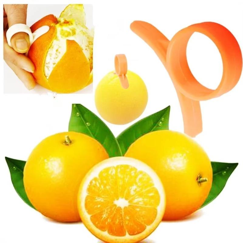 5PCS Household Practical Orange Grapefruit Peeler Fruit Peeler Slicer Cutter Convenience Lemon Fruit Slicer Ring Type Gadgets