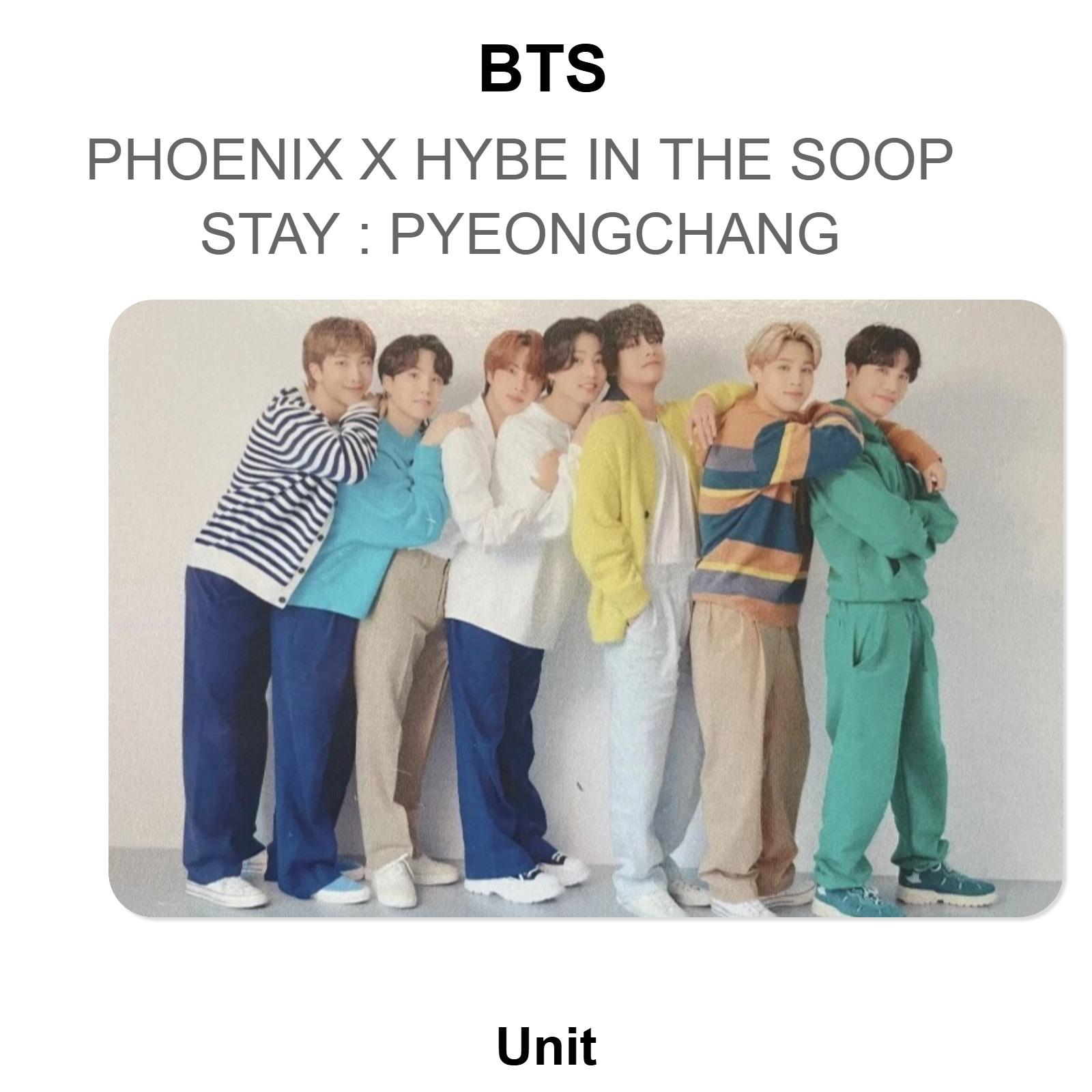 BTS PHOENIX X HYBE В ЛЕСУ STAY : Пхёнчхан Официальная фотокарточка Unit