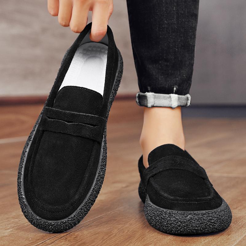 Spring Casual Loafers Men Comfortable Breathable Suede Casual Shoes Man Slip-On Platform Shoes For Men zapatos para hombre