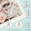 104 Stück Zinklegierung Mini Alphabet 26 Buchstaben Anhänger DIY Schmuckherstellung für Frauen Halskette Ohrring Zubehör Strass