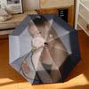 1pc Ayliva's Personal Photobook Umbrella Portable Folding Umbrella Iron Frame Hole Bone Structure Outdoor Home Umbrella