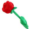 Simulation Plush Rose Assorted Colors Rose Long Flexible Stem for Decoration