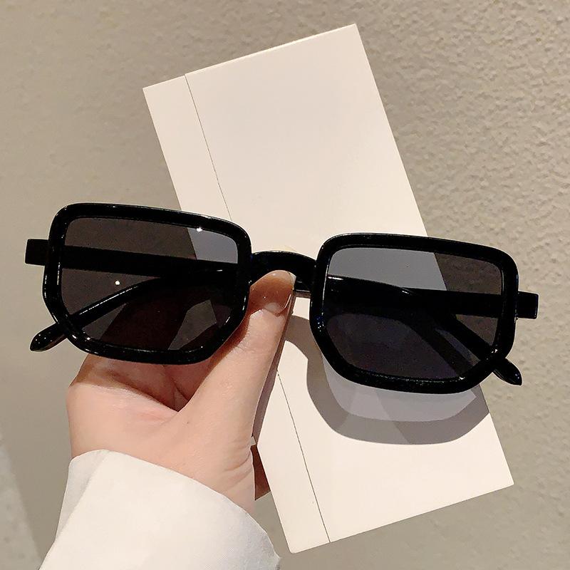Small Frame Vintage Square Sunglasses Women For Men Trendy Luxury Brand Designer Sun Glasses Punk Popular Orange Shades Uv400