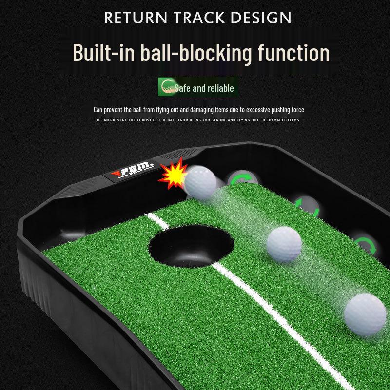 PGM Indoor Golf Putter Practice Mat with Adjustable Slope
