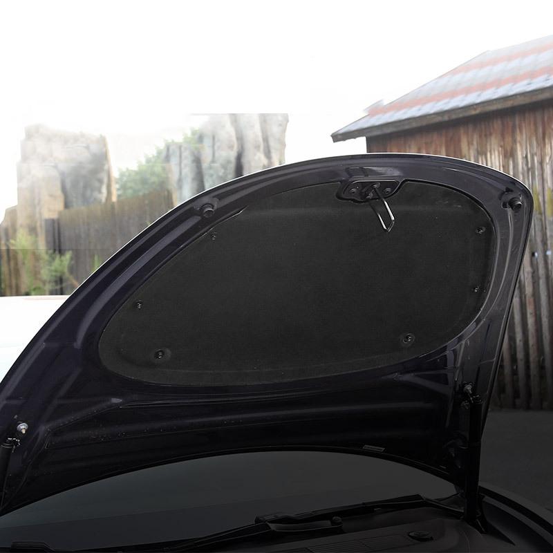 For Tesla Model 3 Front Trunk Cover Sound Insulation Cotton Shock Plate Hood Insulation Modification Car Trunk Protective Pad Heat Shields 2