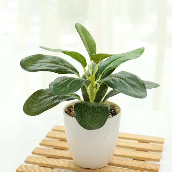 Artificial Pot Fade-less Verdant Vivid Long-lasting No Wither Imitation Plant Wedding Decoration