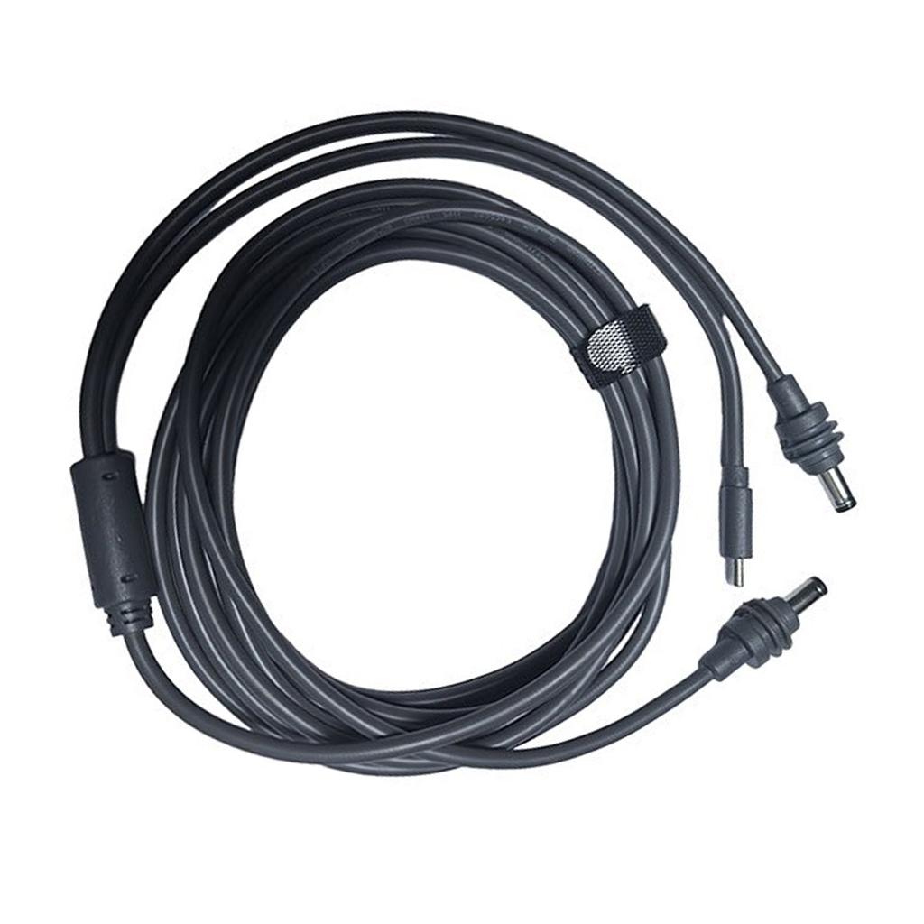 2 In 1 Satellite Power Cable for Mini 18AWG PVC Water Resistant Satellite Power Supply Extension Cable Replacement for