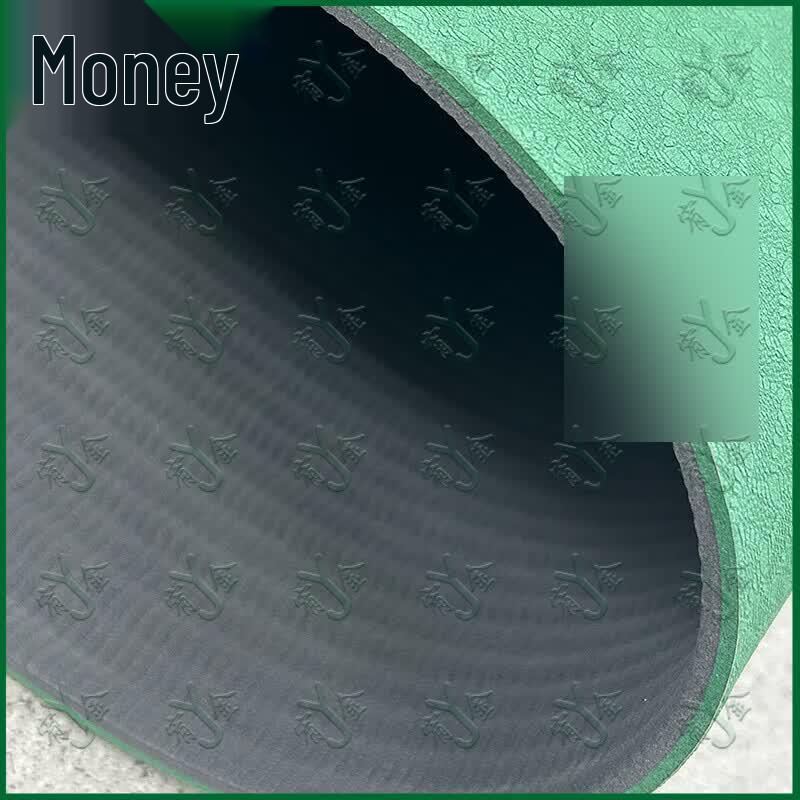 Youjin Xindagang Military Green Fitness Mat with Posture Lines