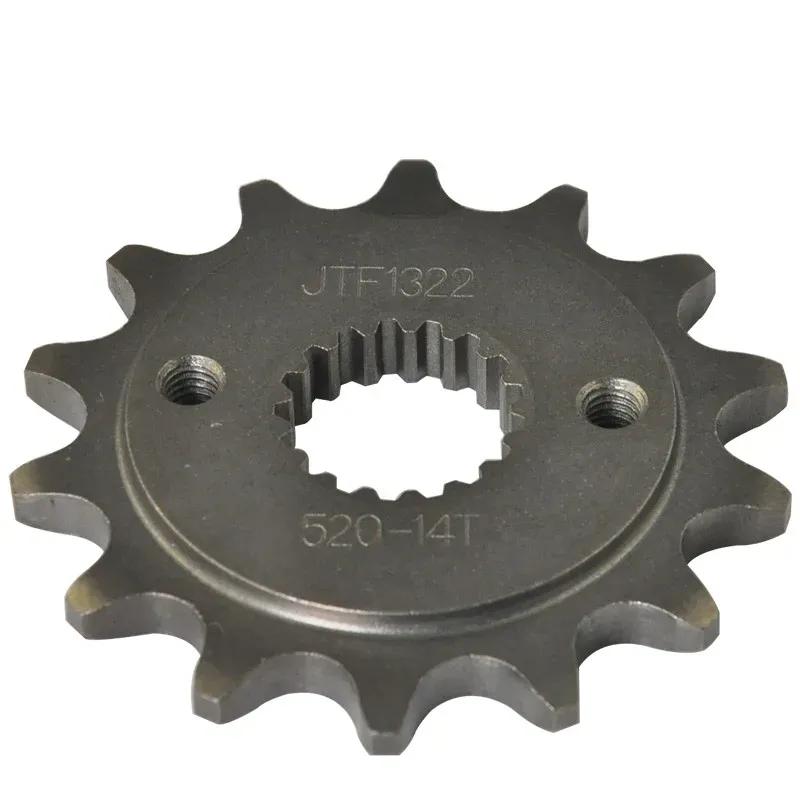 520 14T Motocycle Front Sprocket Pinion For Honda CRM250 MD24 MD32 1991-1999 TRX400EX Sportrax 400 XR400 R XR400R 1996-2004