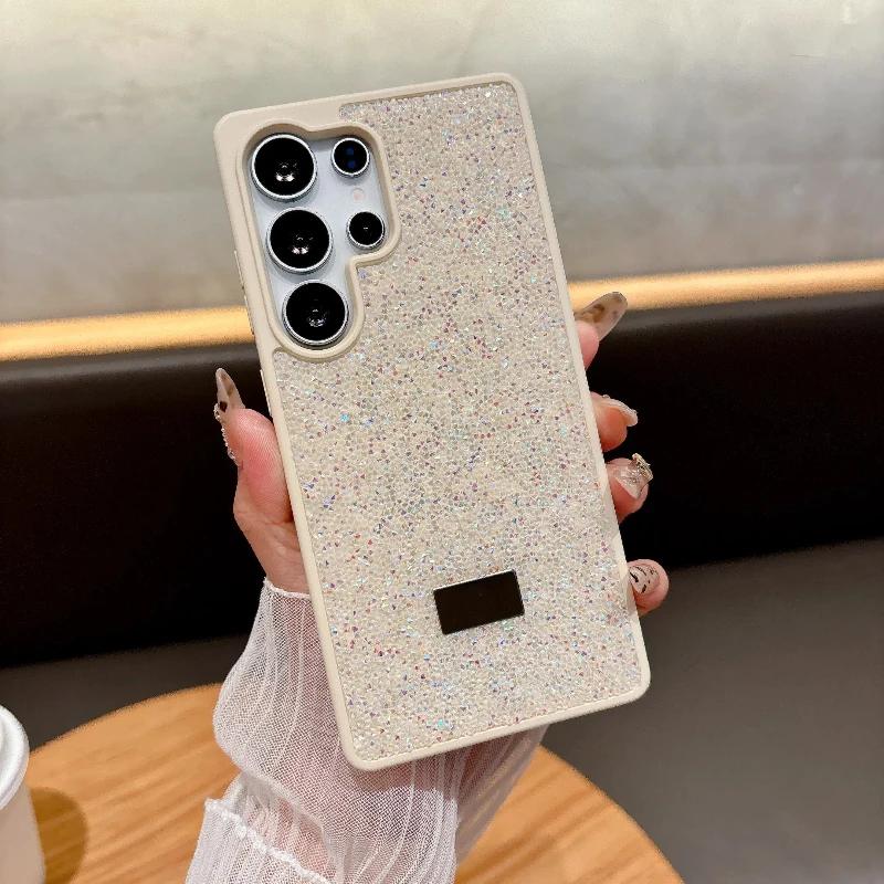 Luxury Sparkle Glitter Diamond Case for Samsung Galaxy S26 S25 S24 S23 Plus Ultra Rhinestone Shockproof Hard Back Protect Cover