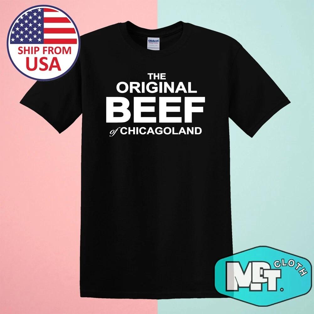The Original Beef of Chicagoland Men s Black Size S-5XL L