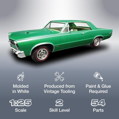 AMT 1/24 Scale 1965 Pontiac GTO Hardtop Plastic Model Kit (AMT1410)
