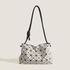 2026 Trendy Geometric Rhombus Women's Shoulder Bag: Fashionable, Simple Drawstring Design