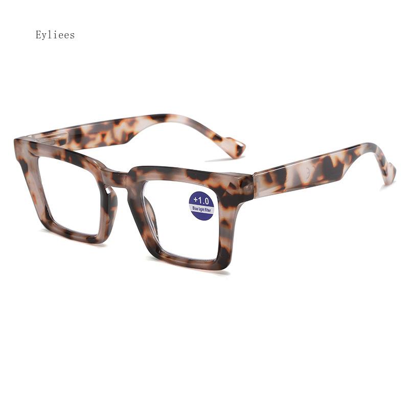 Women Fashion Style Reading Glasses Men Retro Anti Blue Light Compupter Glasses New HD Large Frame Far Sighted Eyewear Diopter