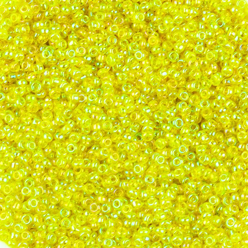 2mm Transparent Iridescent AB Glass Seed Beads for DIY Bracelets