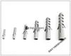 6x30 Nylon Fish-shaped Expansion Tubes, Plastic Rubber Plugs, 100 pcs