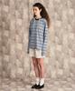 CONICHIWA BONJOUR Multi-Stripe Long Sleeve (White/Sky)