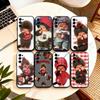 Cute Monchhichis-s Phone Case Black Silicone Soft For Samsung S25,S24,S21,S22,S23,S30,Ultra,S20,Plus,Fe,Lite