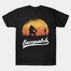 Funny Bigfoot Sasquatch Fishing Gift Vintage Retro Made In Australia T-Shirt