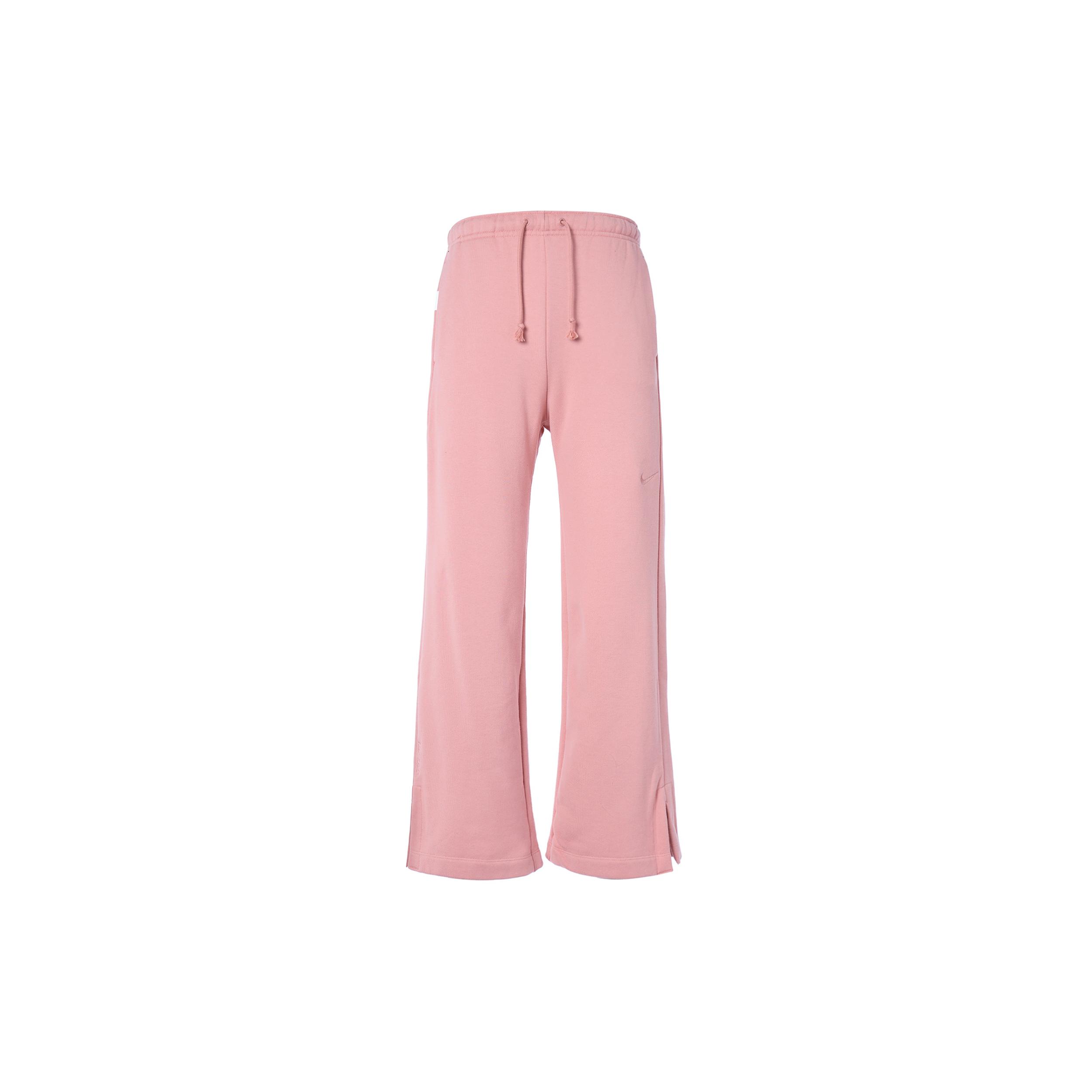 

New Nike Knitted Sweatpants Women s Stardust Red FZ4339-618 L