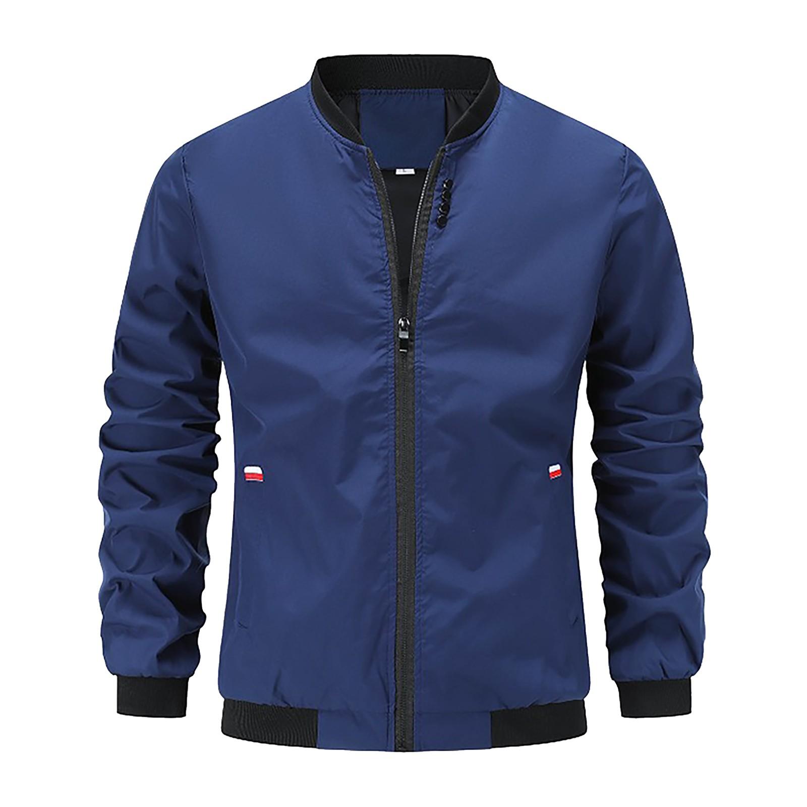 

Мужская тонкая куртка Повседневная бейсбольная куртка Мужская рабочая куртка XL