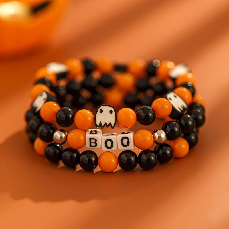 Halloween Pumpkin Bracelet Pendant Cute Cartoon Funny Niche Atmosphere Party Accessories