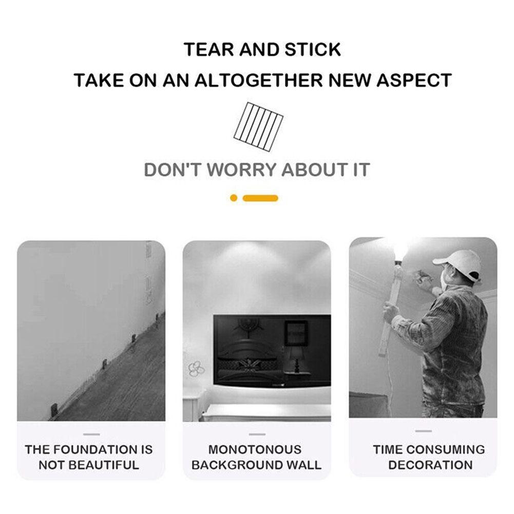 Domowa listwa wykończeniowa z pianki Praktyczna naklejka na listwę przypodłogową