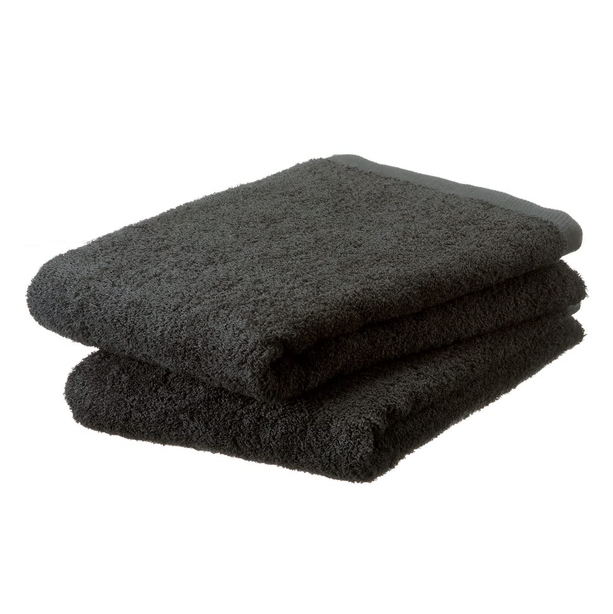 

Набор из 2 полотенец Senshu для гостиниц и ванных комнат 60 x 120 темно-серые японского производства (приблизительно. см),