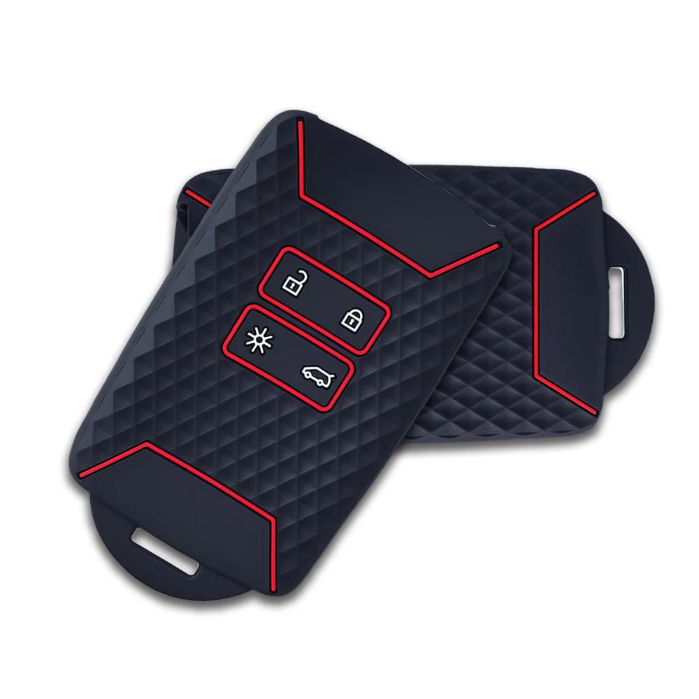 Silicone Key Fob Cover Case Fit For Renault Austral Kadjar Clio Megane Captur Arkana Koleos Zoe Scenic Dacia Sandero Duster Logan Jogger