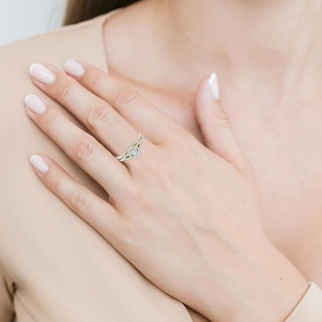 Ringe Für Frauen Zirkon Vergoldeter Ring Ringe Paar Inlay Klassischer Schmuck