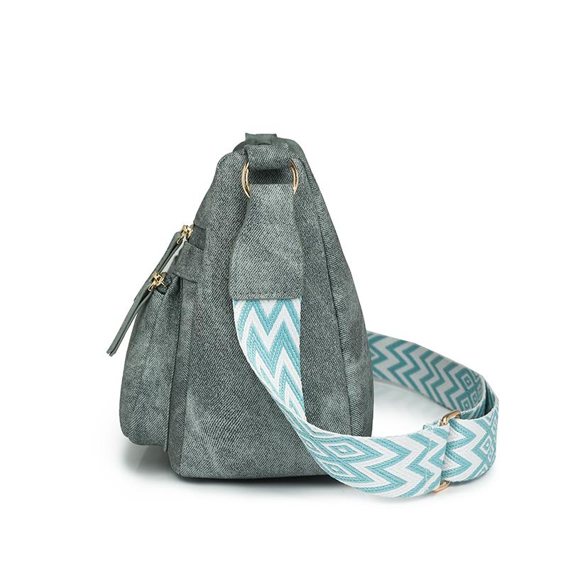 Women's Shoulder Bag Solid Color Vintage Shoulder Bag Large Capacity Commuter Crossbody Bag