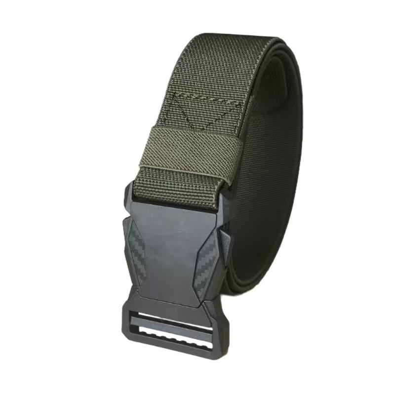 

Men s Tactical Elastic Nylon Belt - Military Training & Workwear Pants Belt 120cm армия зеленый