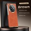 Premium Oil Wax Texture Leather Case for Oppo Find N6 Dual-Axis Hinge All-Inclusive Lens Protection Invisible Ring Stand Cover